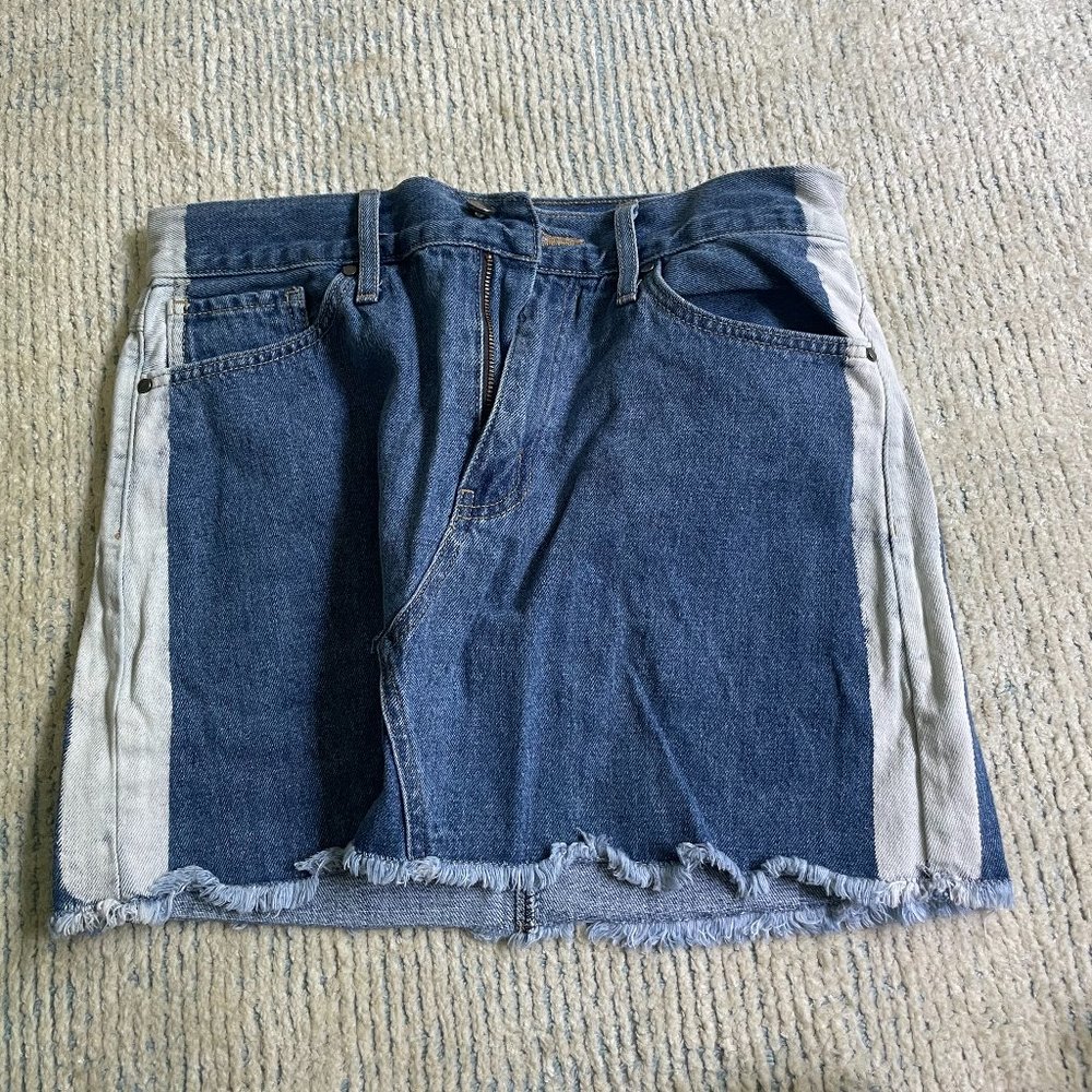 Just Black Denim Skirt